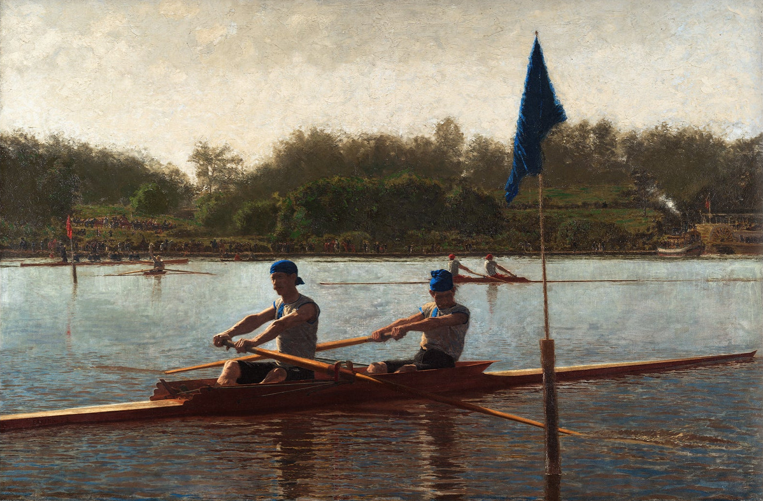 Rowing Vintage Art 00296 |  Unframed