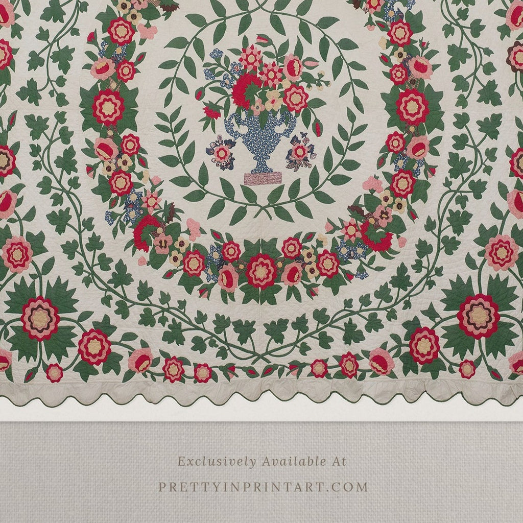 Vintage Quilt Art 00580 |  Unframed