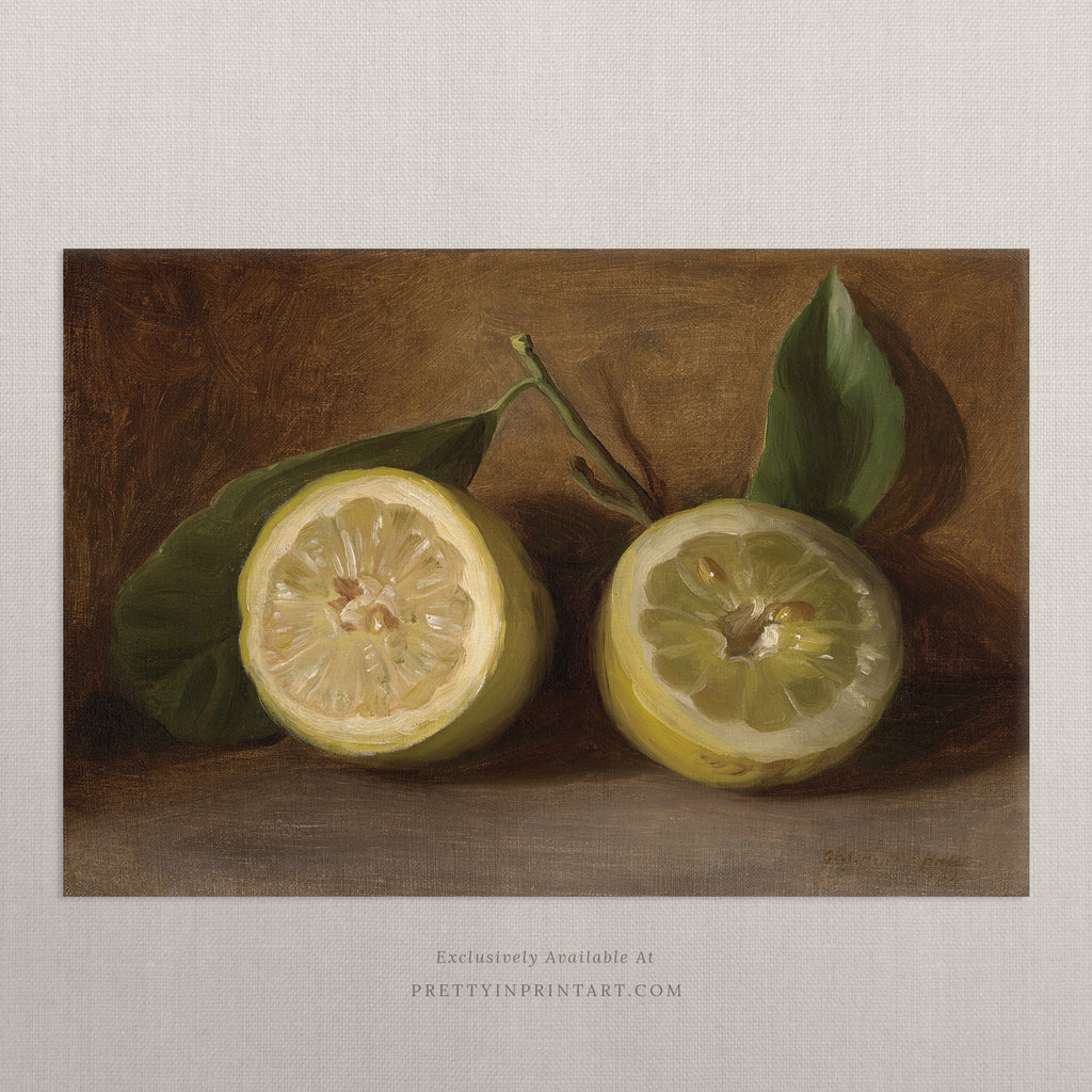 Lemon Still Life 00589 |  Unframed