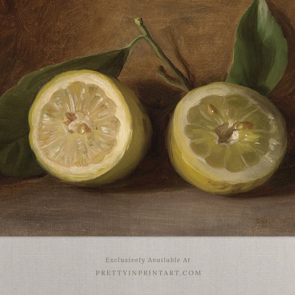 Lemon Still Life 00589 |  Unframed