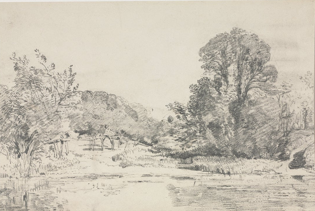 Pencil Sketch, Landscape 00729 |  Unframed