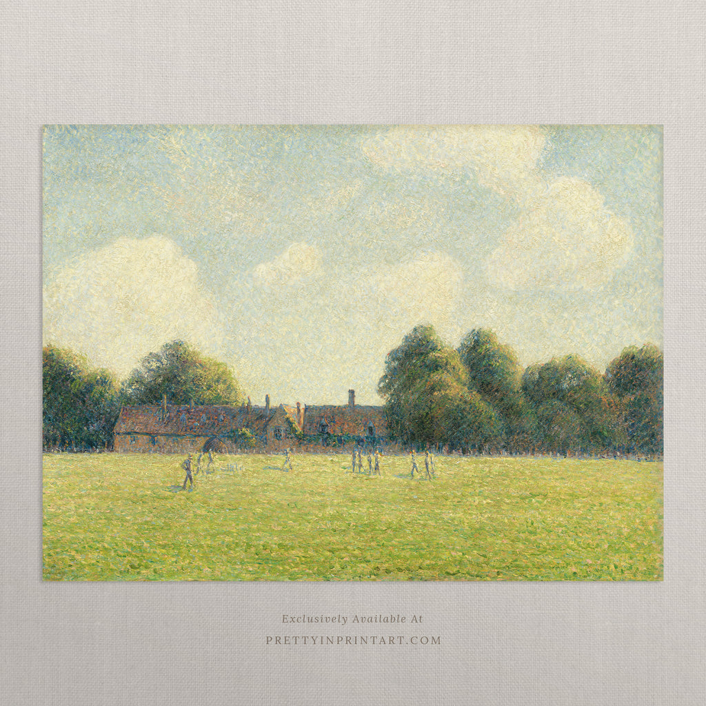 Village Cricket 00907 | Unframed – Pretty in Print Art Ltd