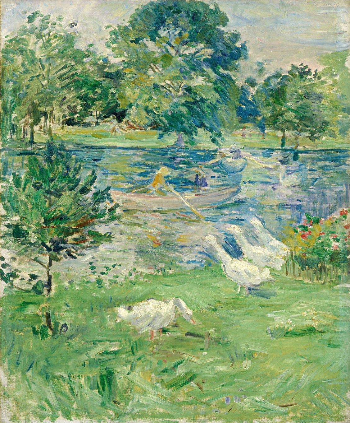 Geese by the Pond 00908 |  Unframed