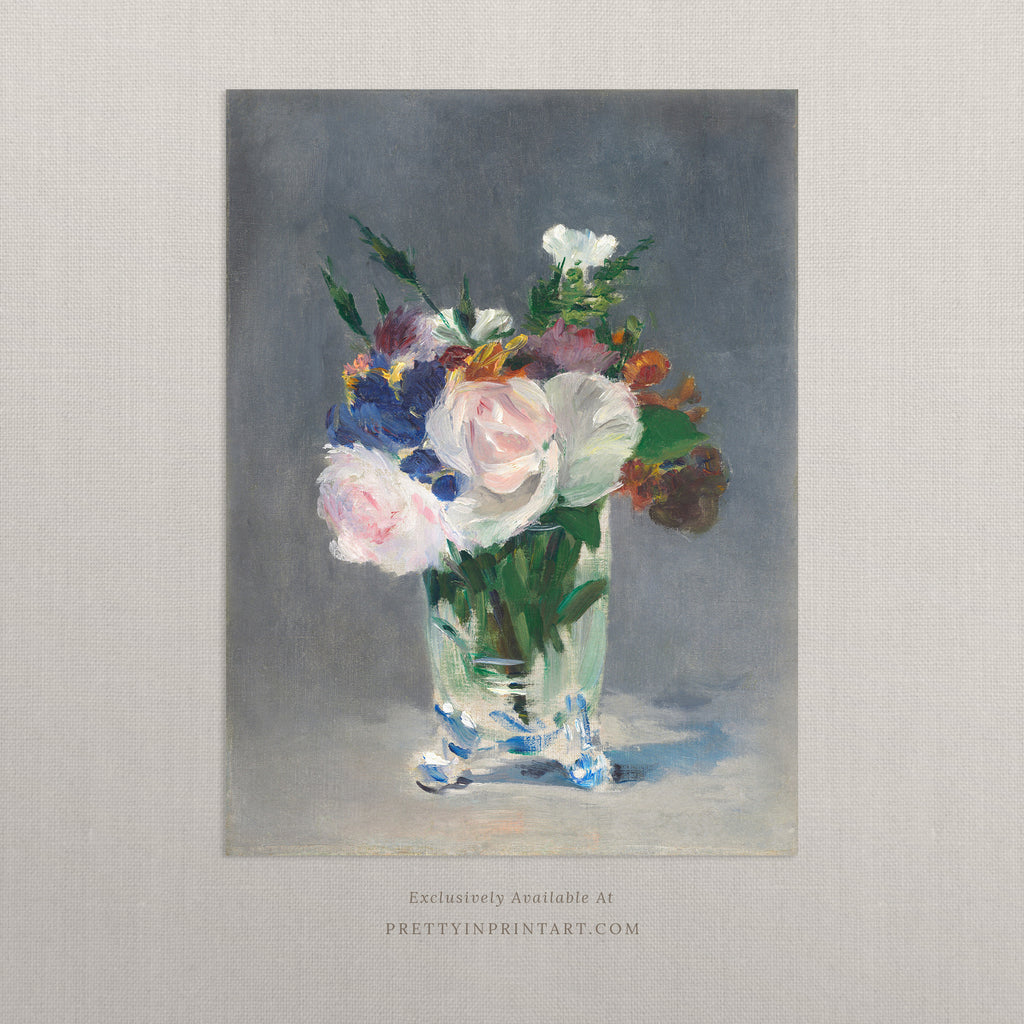 Flowers & Vase Study 00911 |  Unframed