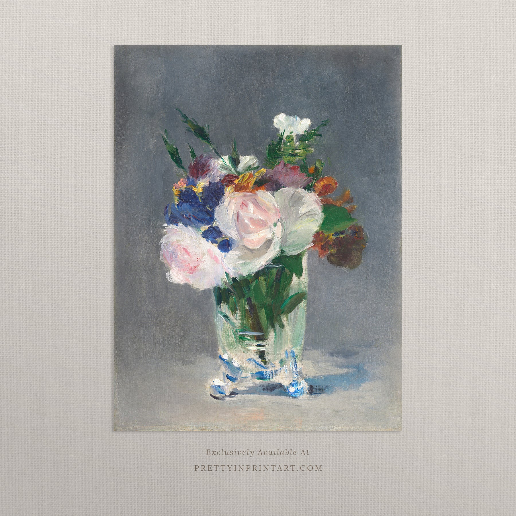 Flowers & Vase Study 00911 |  Unframed