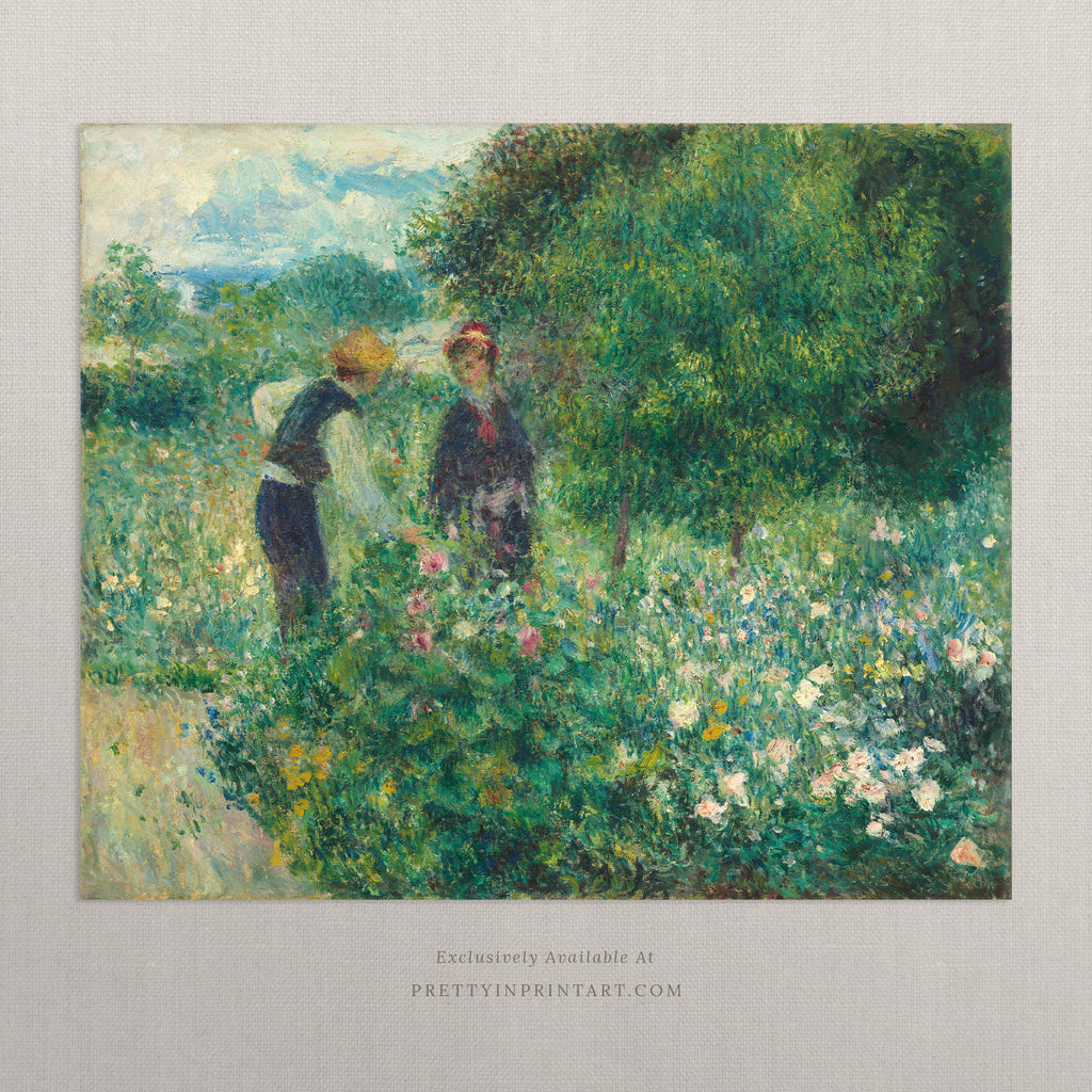 Picking Flowers 00915 |  Unframed