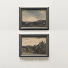 Framed Landscape Art (00520 + 00521) |  Framed