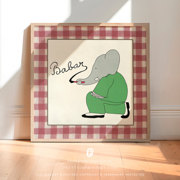 Babar Nursery Art 008 |  Framed Print