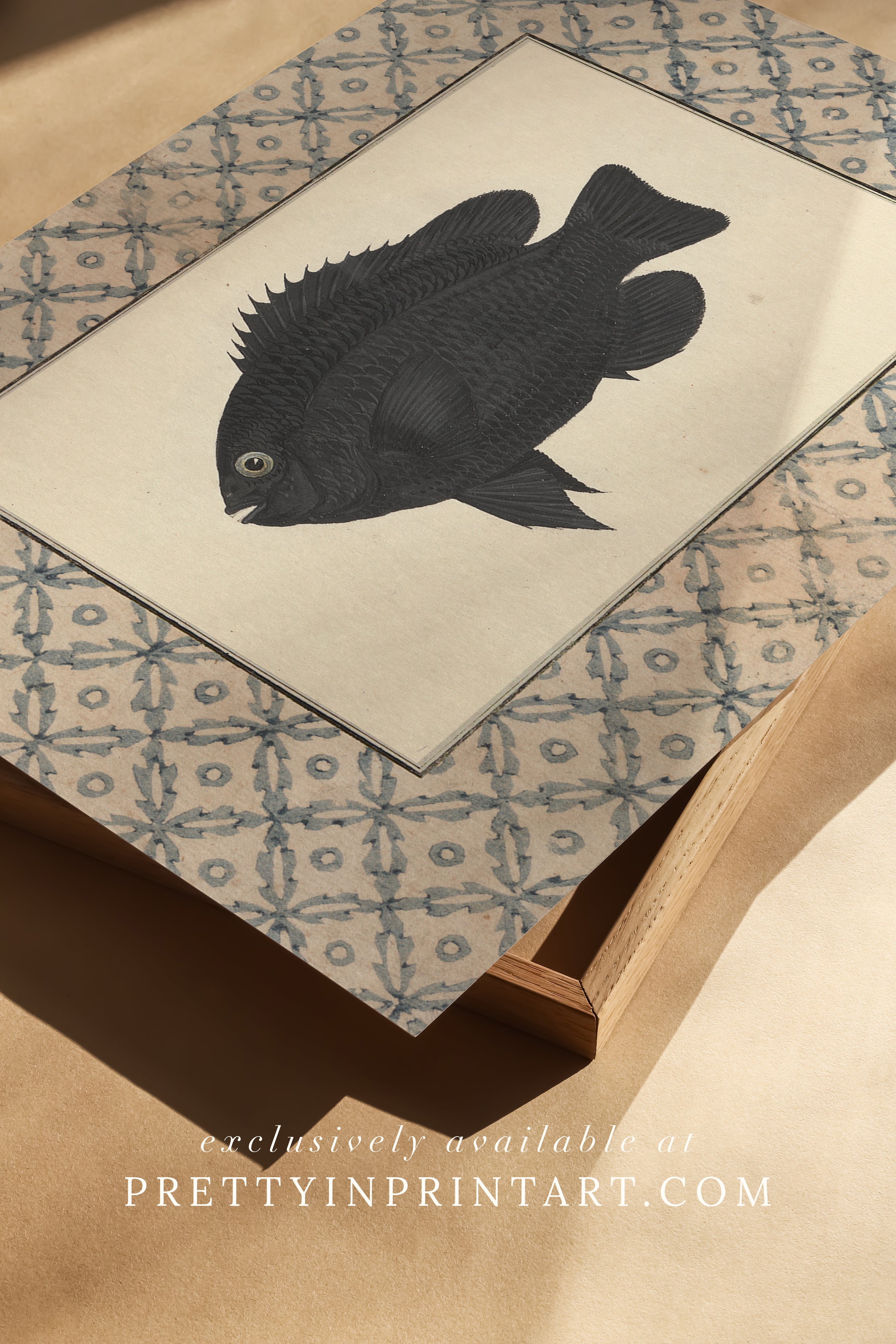 Vintage fish art, Antique fish prints, Vintage fish wall art, Fish illustration print, Vintage fish wall art prints for home decor, Antique fish illustrations for coastal decor, Rustic vintage fish prints for lake house, Framed fish art for nautical theme