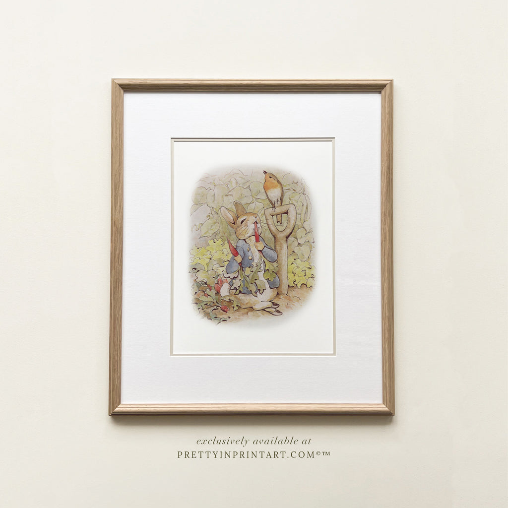 Peter Rabbit Nursery Art | Custom Frame – Pretty in Print Art Ltd