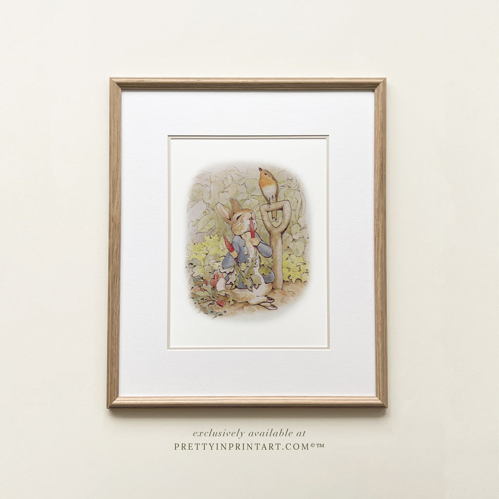 Benjamin Bunny Nursery Art | Custom Frame