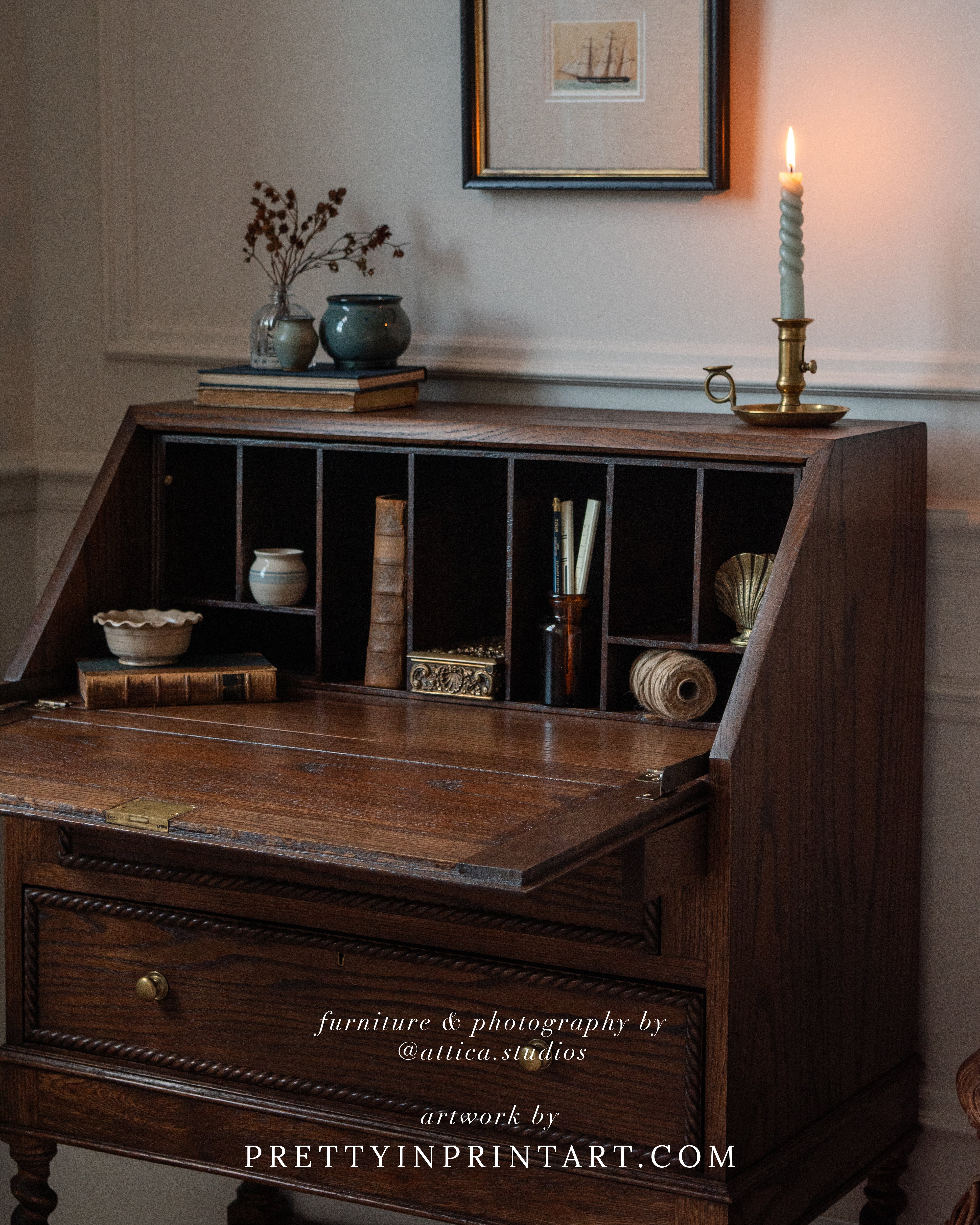 Antique Sailing Boat – Sea Art Print 001 | Framed 2001