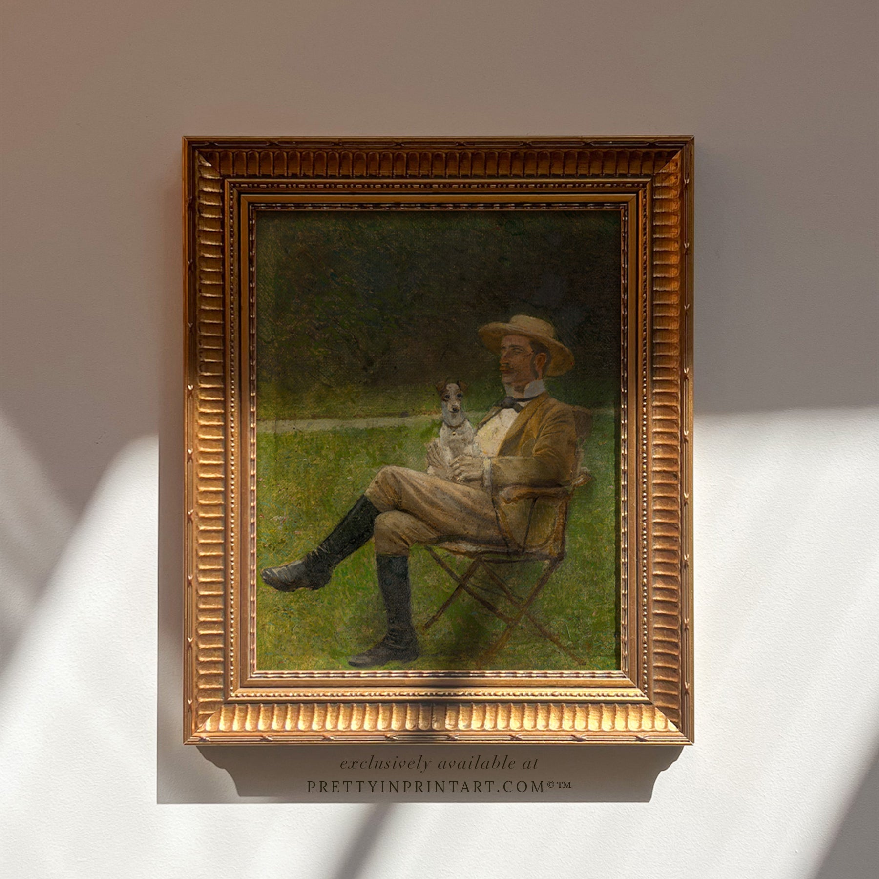Framed Portrait Art (008576 + GLD-RIB-68224)