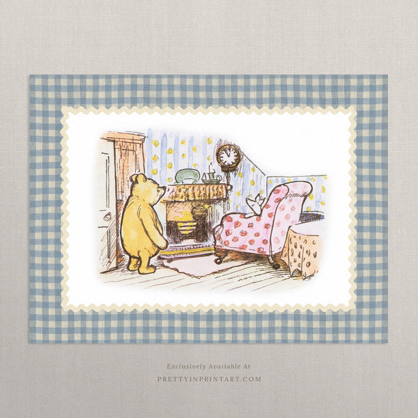 Winnie The Pooh Art Print 001 |  Unframed
