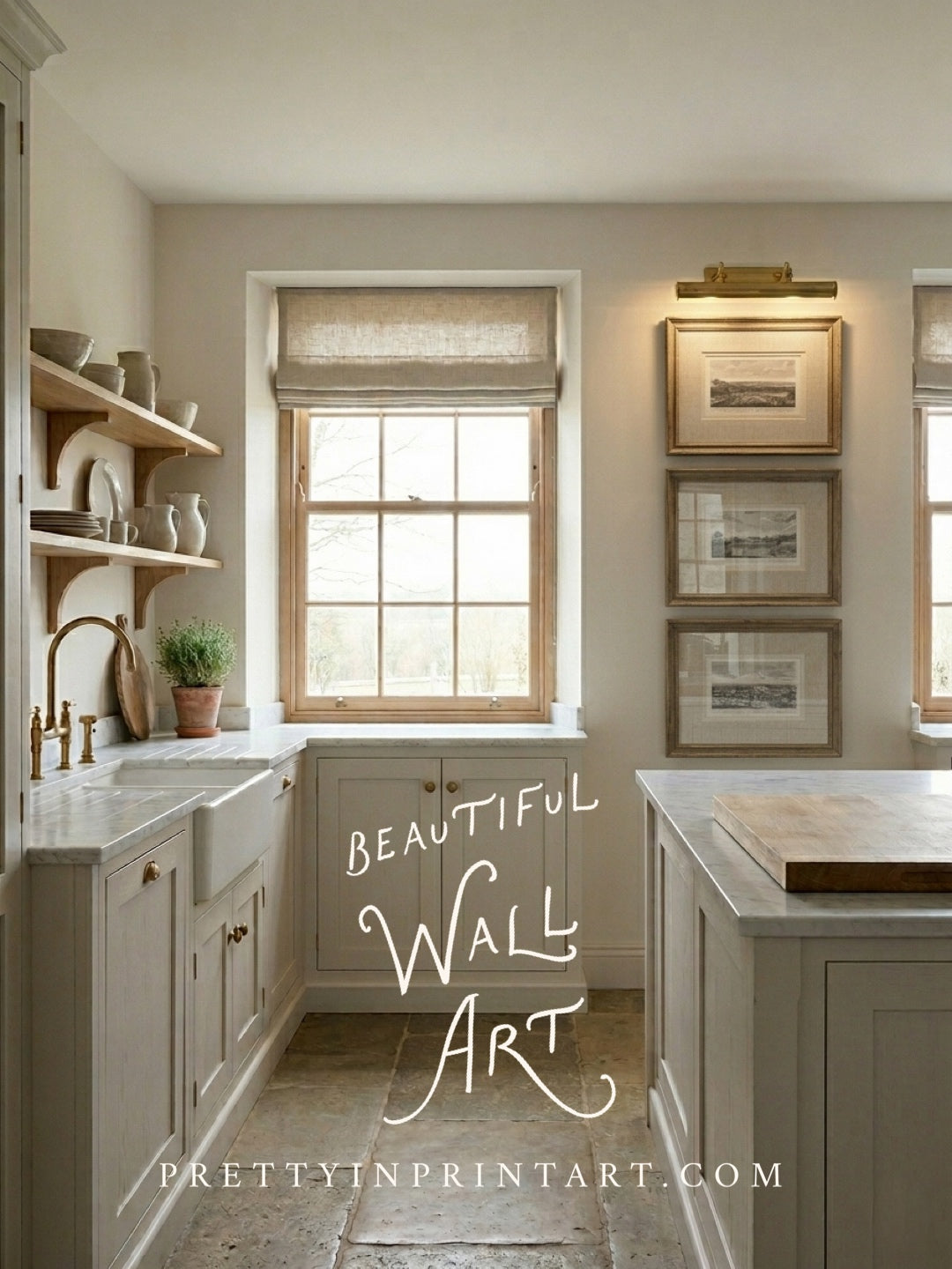 Vintage Landscape Etching | Richmond Hill |  Unframed