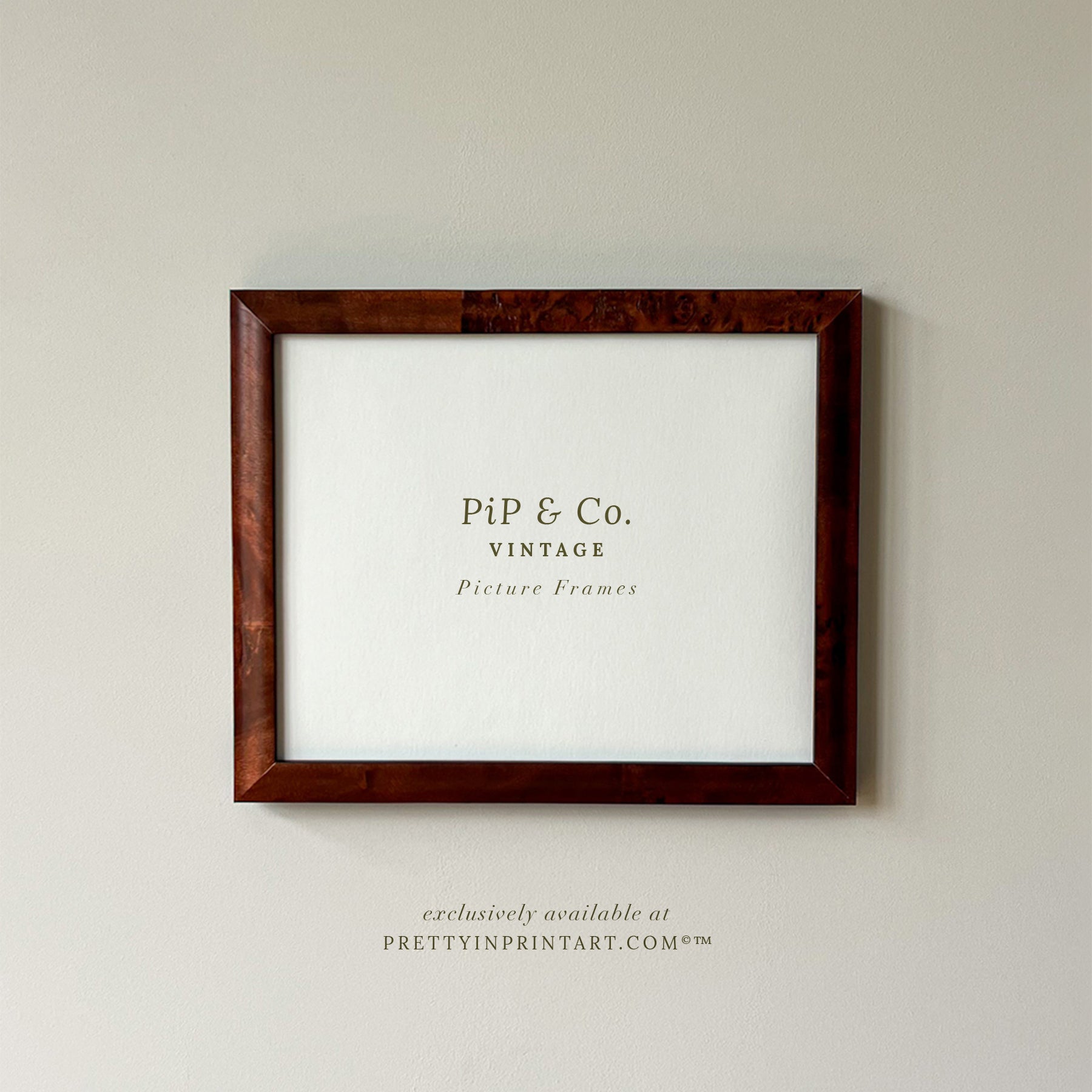 Vintage inspired picture frames for gallery wall ideas and classic antique style interiors