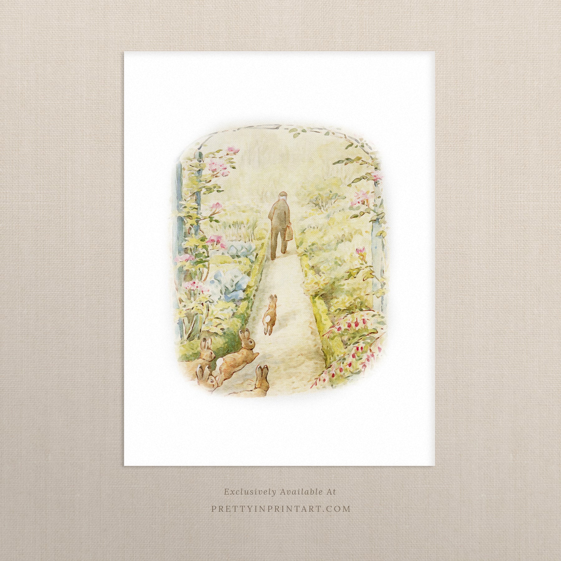 Beatrix Potter Nursery Art |  Unframed