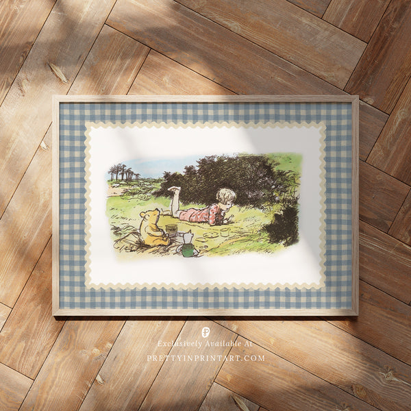 Winnie The Pooh Art Print 003 |  Framed Print