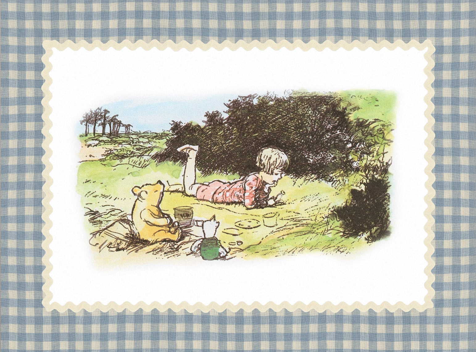 Winnie The Pooh Art Print 003 |  Unframed