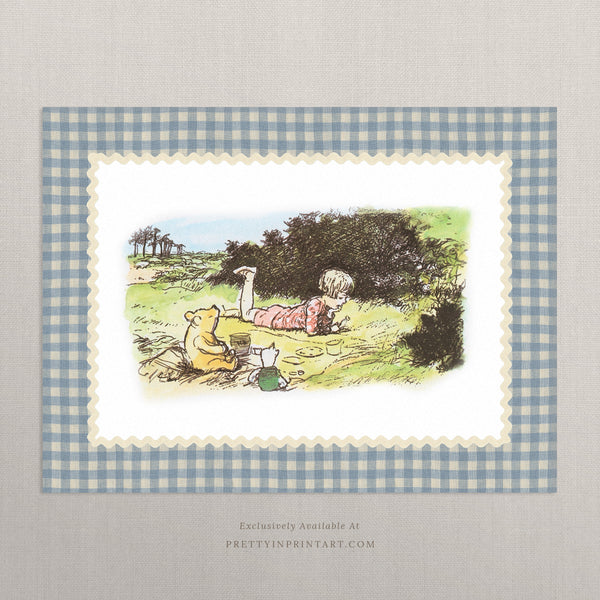 Winnie The Pooh Art Print 003 |  Unframed