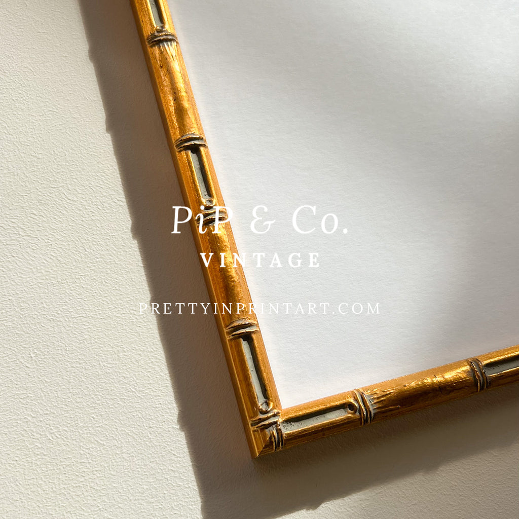 Gold Bamboo Style Vintage Frame (GLD-BAM-4246)