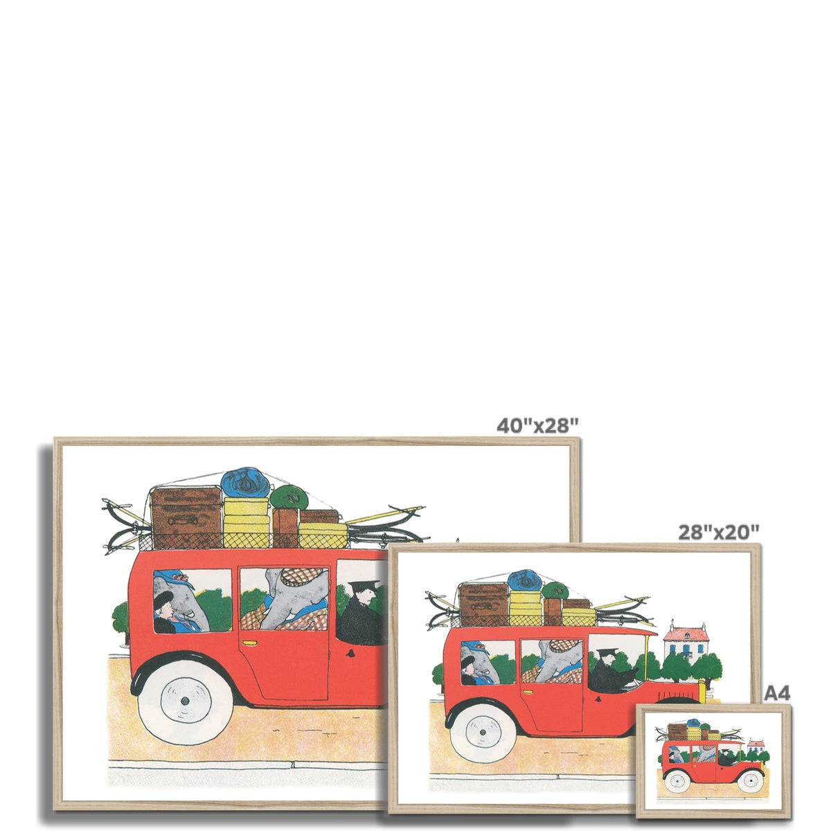 Babar Nursery Art - Babar the Elephant nursery wall art print, Vintage Babar nursery decor for baby’s room, Classic Babar prints for children’s bedrooms