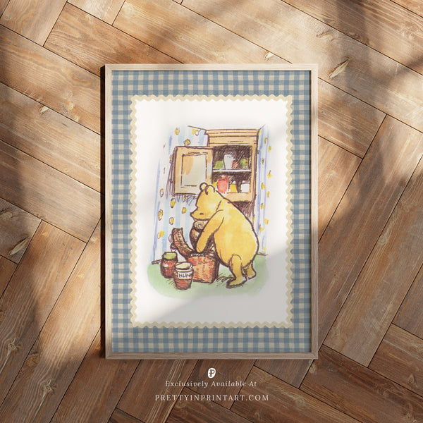 Winnie The Pooh Art Print 009 |  Framed Print