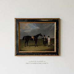 Framed Vintage Horse Art | Equestrian Print 7410 / 476