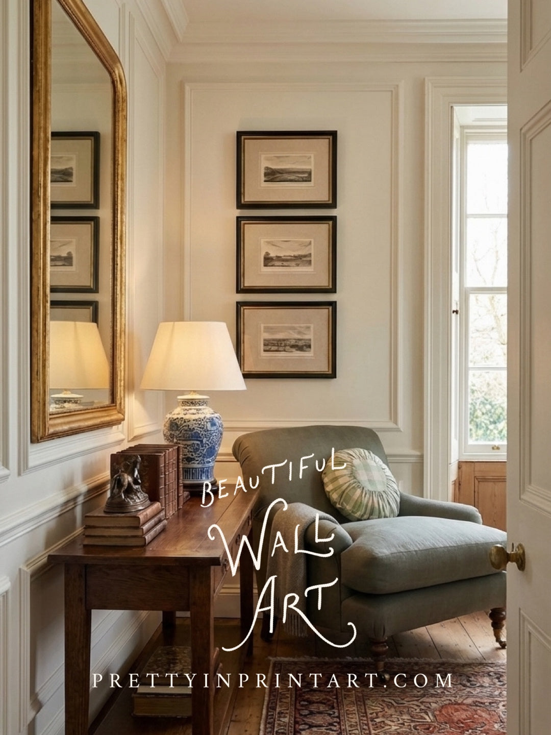 Framed Vintage Landscape Etching | Petersham 2001