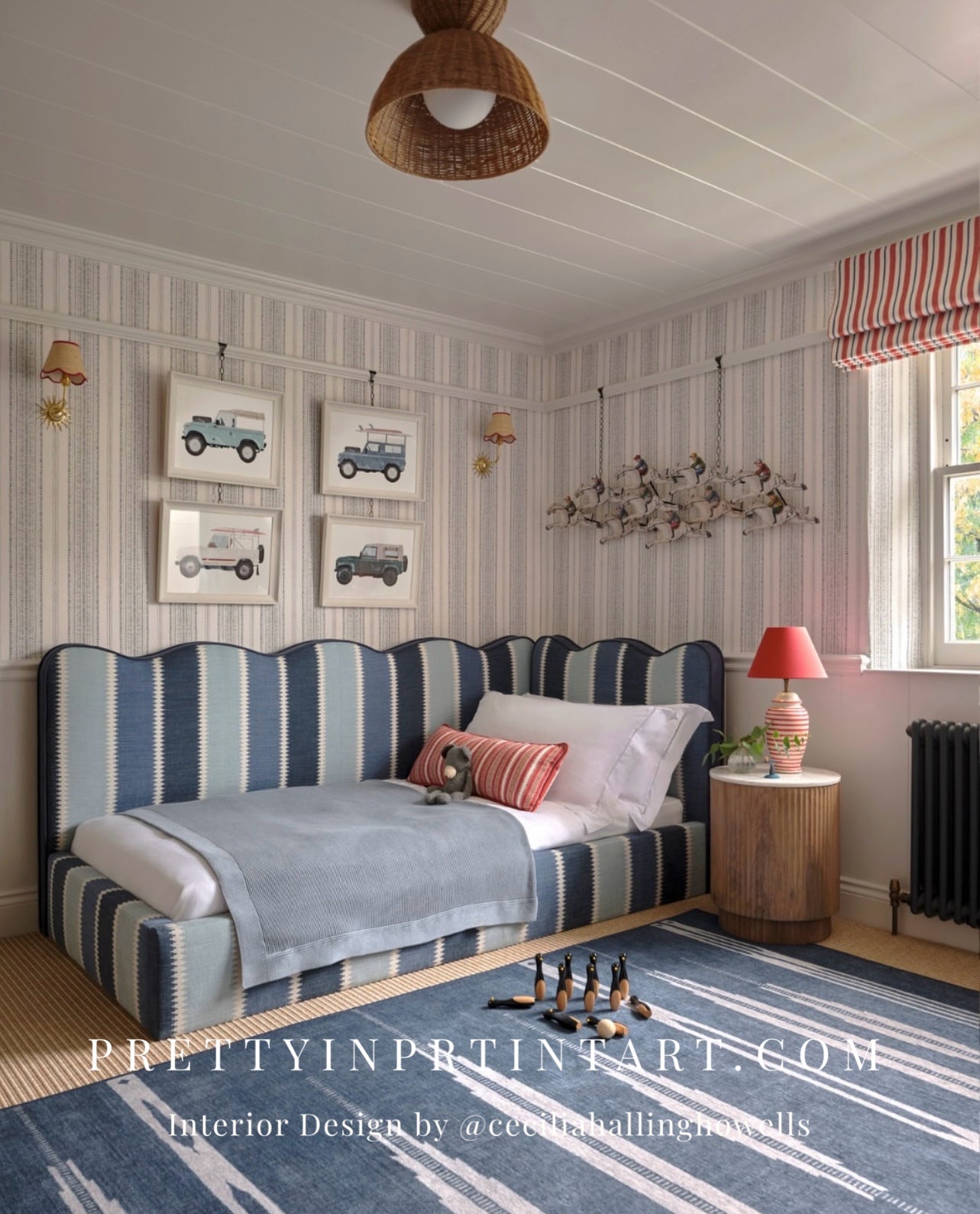 Land Rover Defender Art, Set |  Framed (Hollyhock Little Greene 00304)