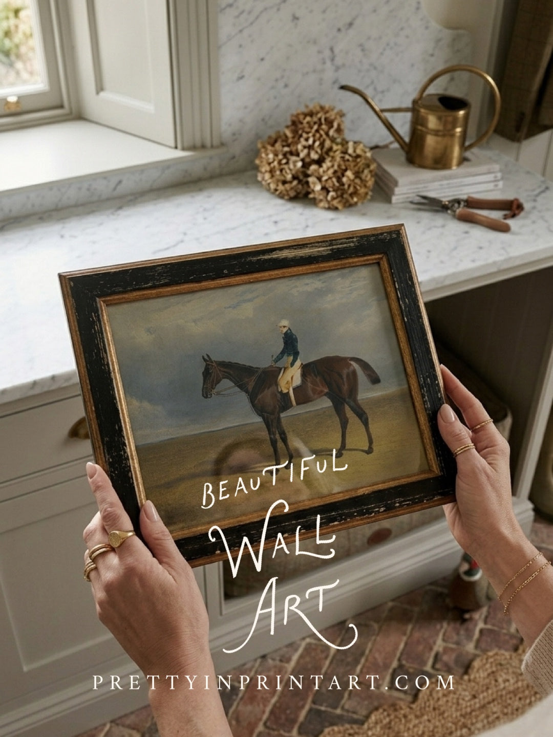 Vintage Horse, Equestrian Art 7409 |  Unframed