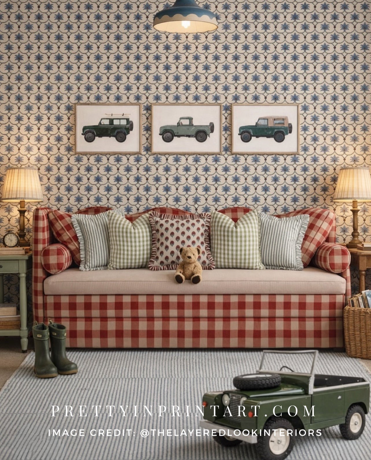 4x4 Land Rover - Green Defender |  Framed Print