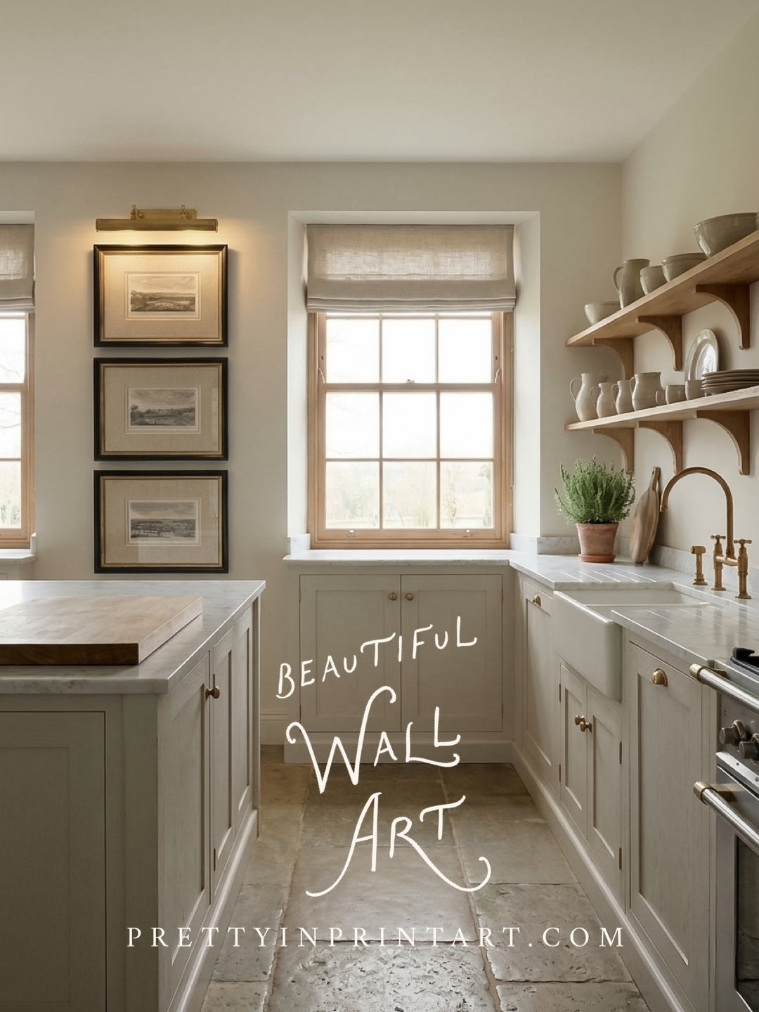 Framed Vintage Landscape Etching | Petersham 2001