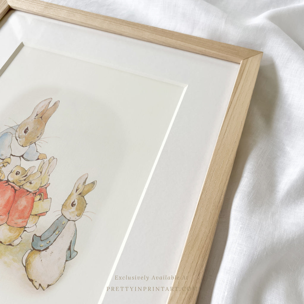 Beatrix Potter Inspired Art |  Framed & Mounted Print