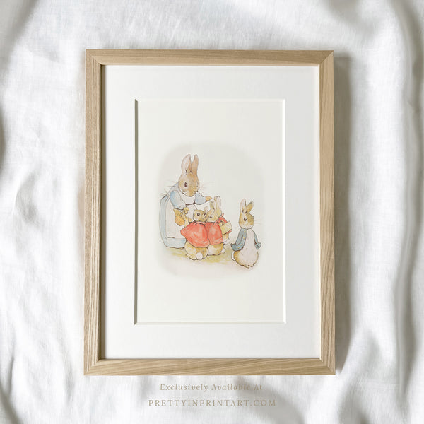 Beatrix Potter Inspired Art |  Framed & Mounted Print