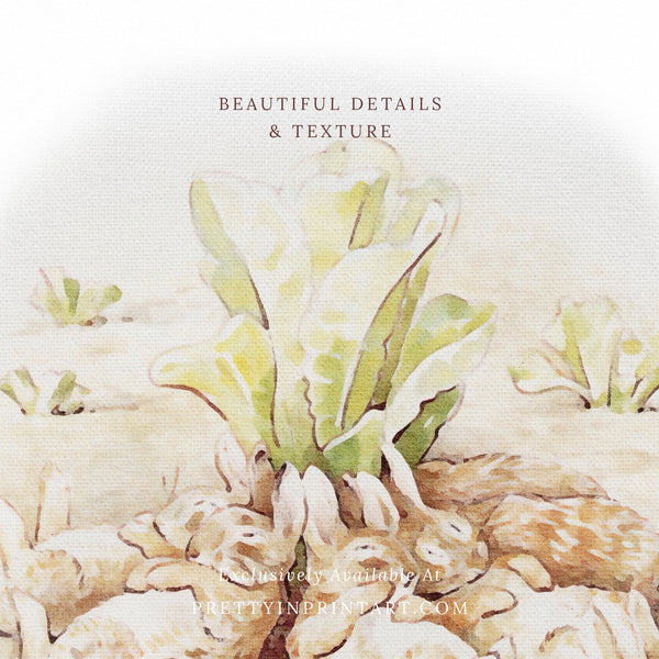 Beatrix Potter Inspired Art |  Unframed