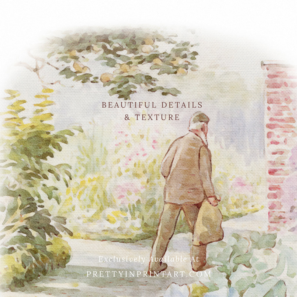 Beatrix Potter Inspired Art |  Unframed