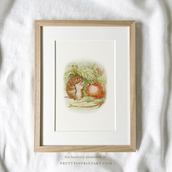 Beatrix Potter Inspired Art |  Framed & Mounted Print