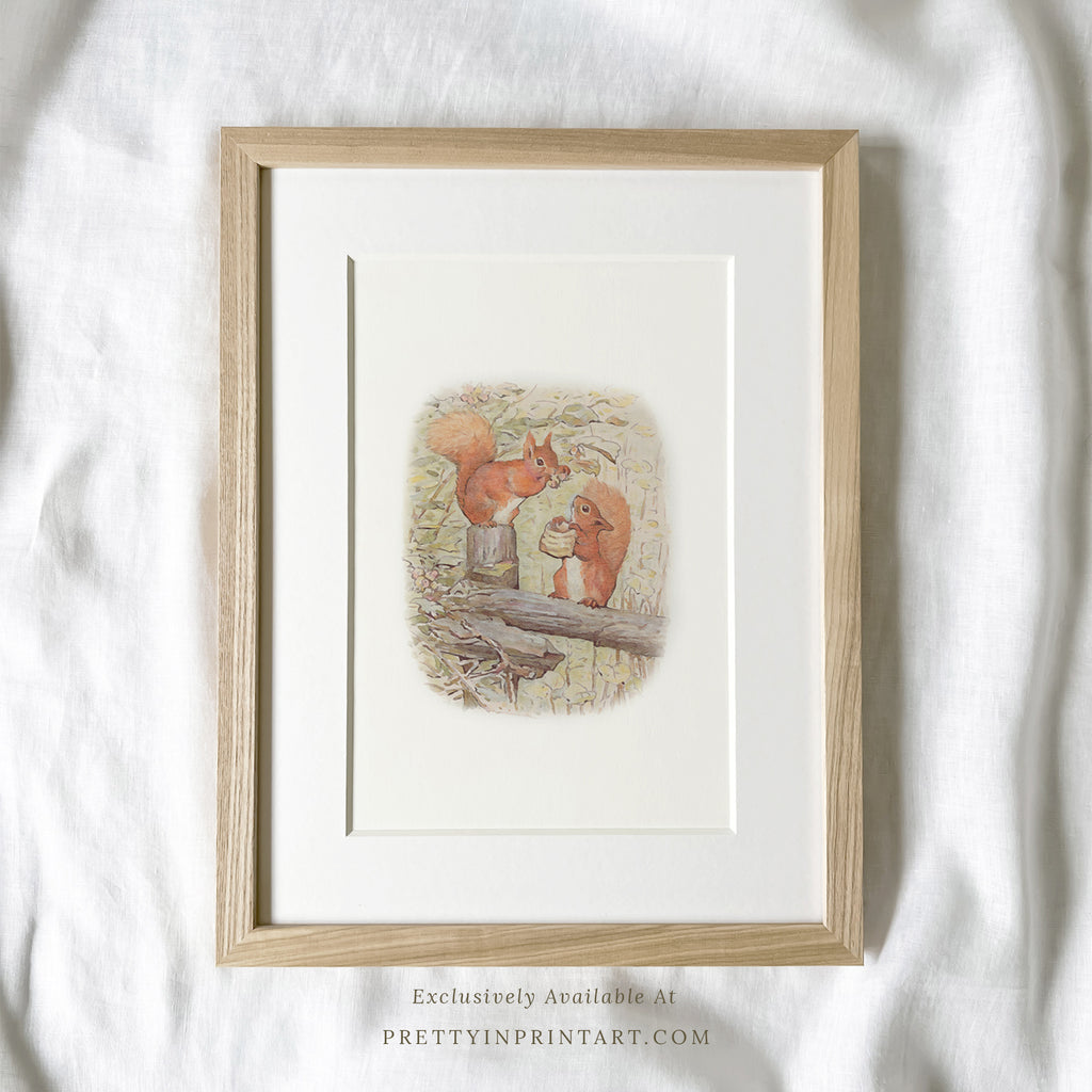 Beatrix Potter Inspired Art |  Framed & Mounted Print
