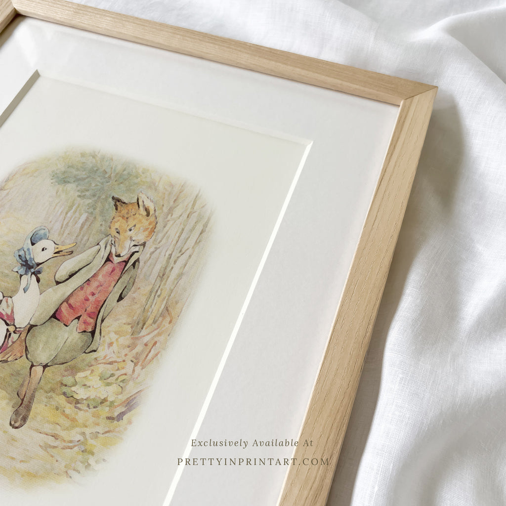 Beatrix Potter Inspired Art |  Framed & Mounted Print