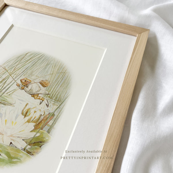 Beatrix Potter Inspired Art |  Framed & Mounted Print