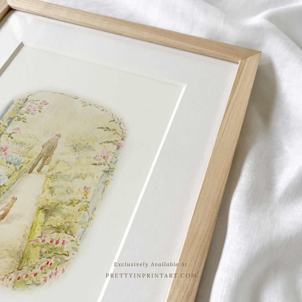 Beatrix Potter Inspired Art |  Framed & Mounted Print