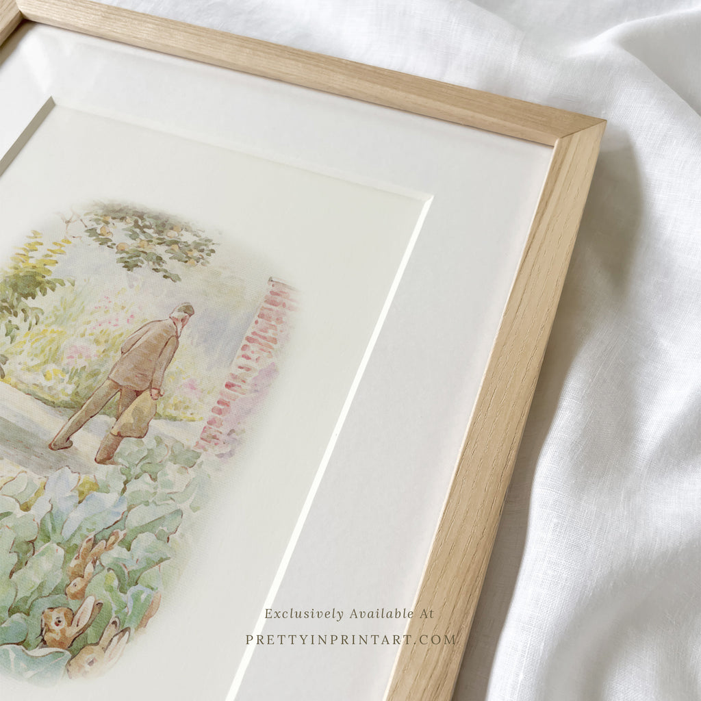 Beatrix Potter Inspired Art |  Framed & Mounted Print