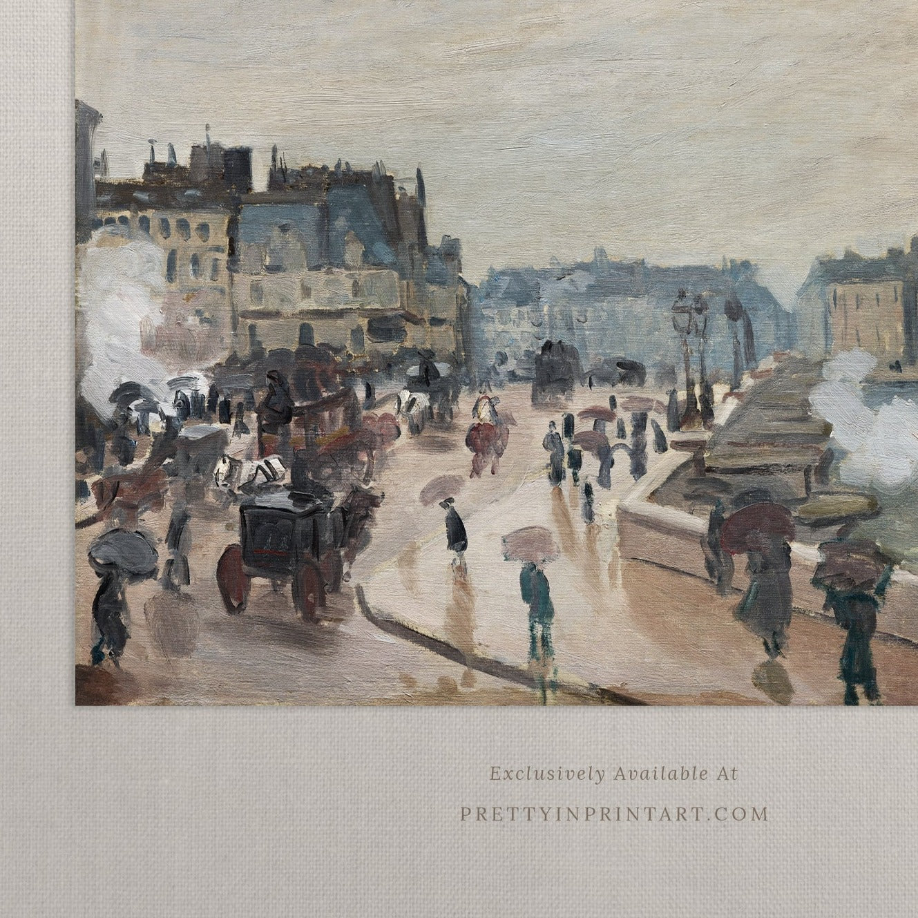 Vintage Cityscape Art 00524 |  Unframed