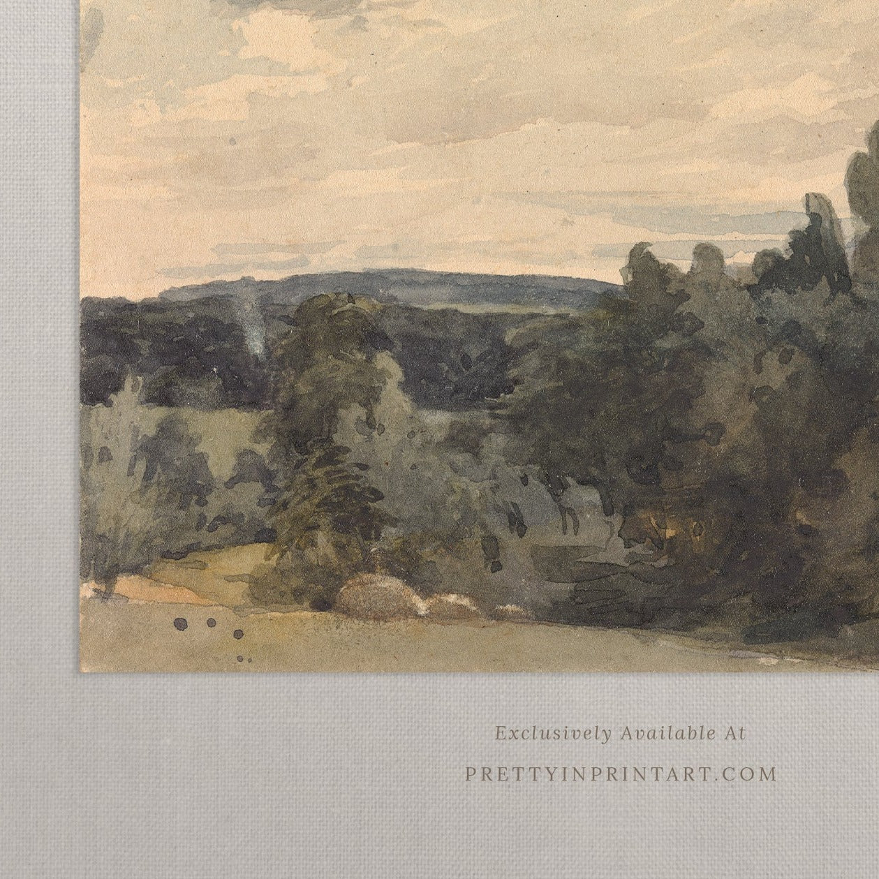 Vintage Landscape Art 00520 |  Unframed