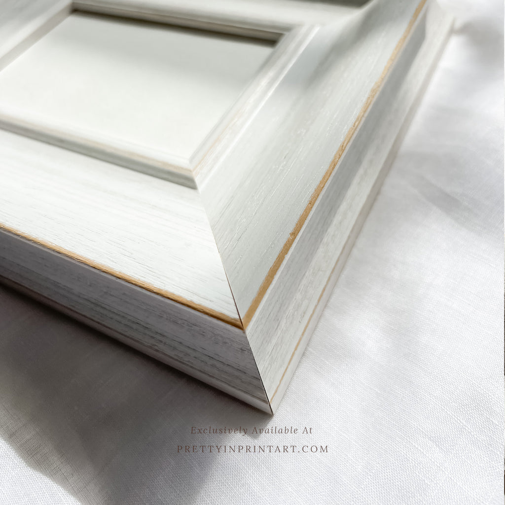 White Wooden Frame | W-FP-10465 (UK ONLY)