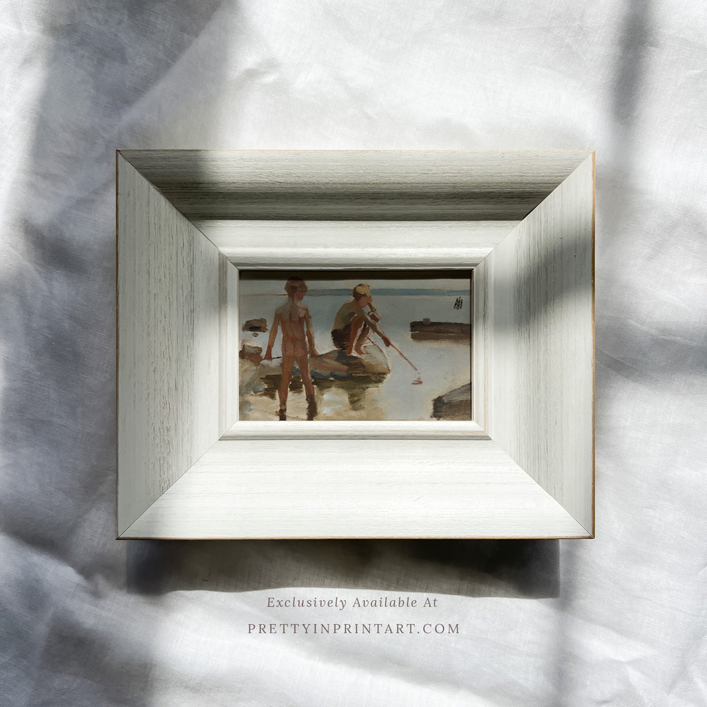 White Wooden Frame | W-FP-10465 (UK ONLY)