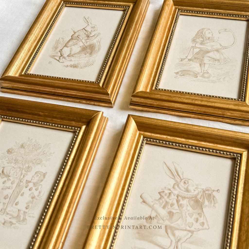 Alice's Adventures in Wonderland |  Gold Frame (UK ONLY)