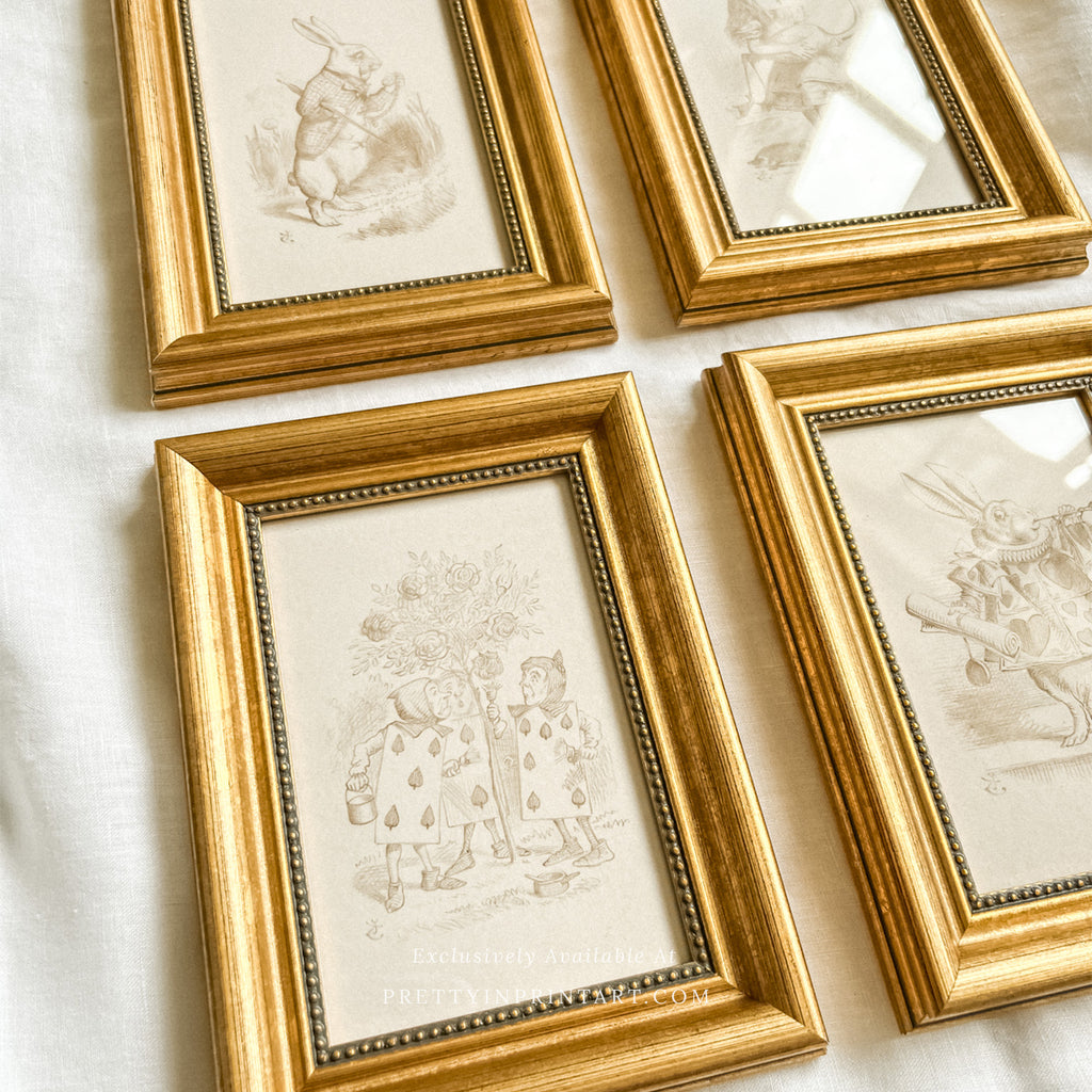 Alice's Adventures in Wonderland |  Gold Frame (UK ONLY)