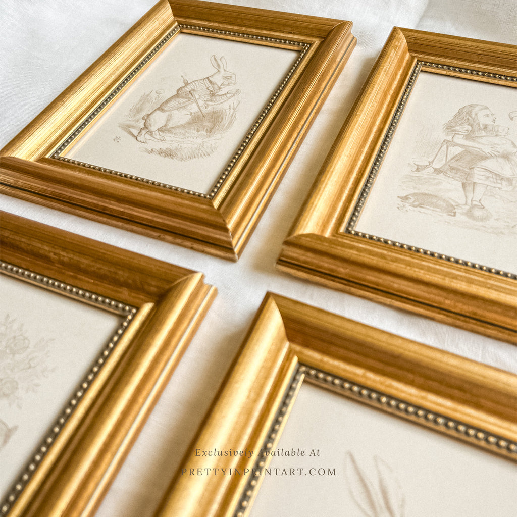 Alice's Adventures in Wonderland |  Gold Frame (UK ONLY)